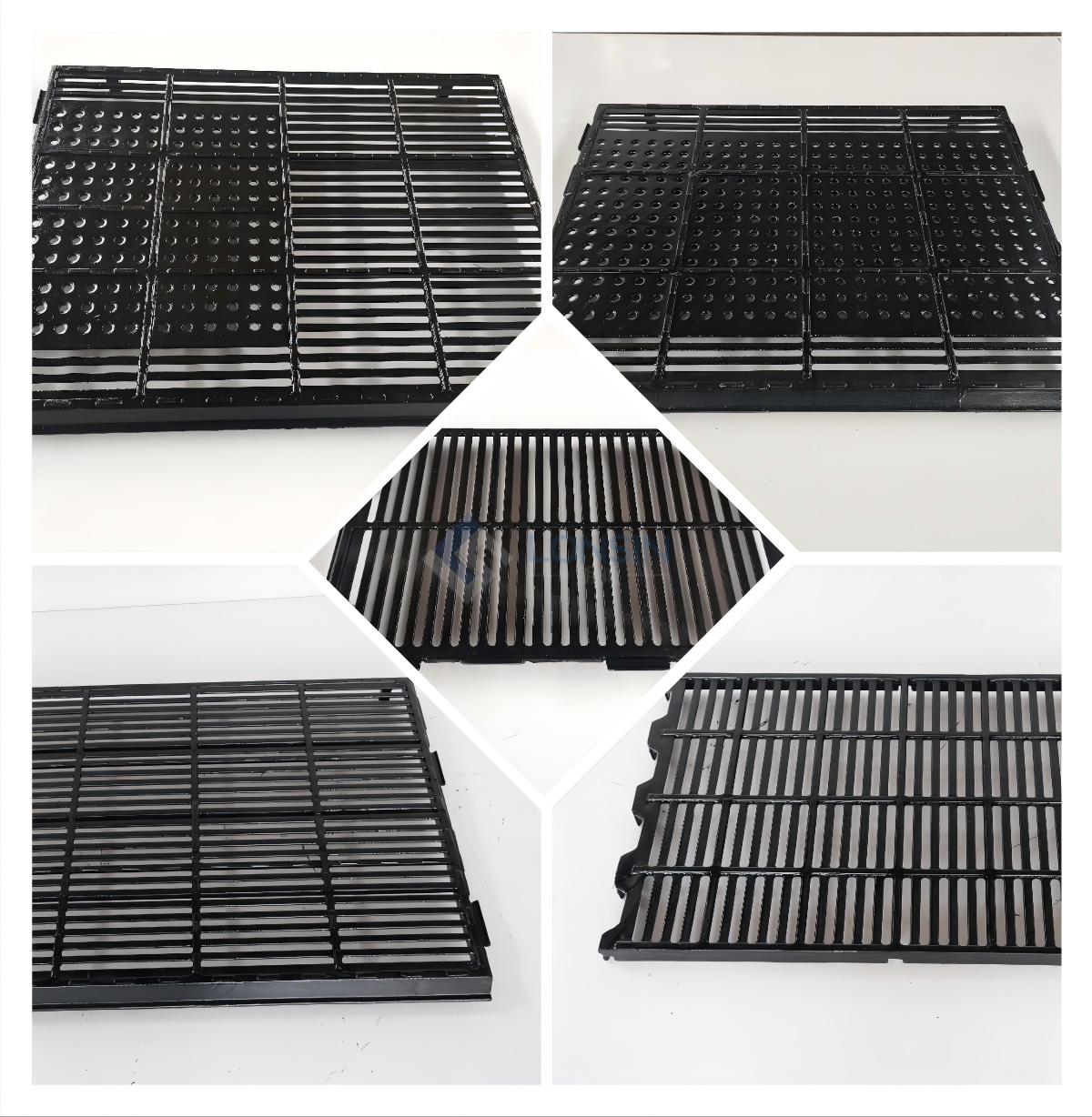 Cast iron flooring for pigs